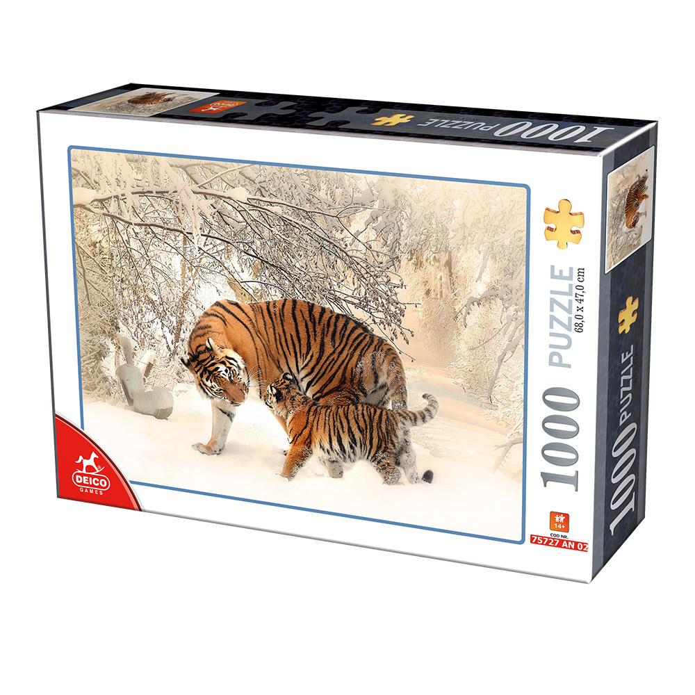 Puzzle Tigres Dtoys 75987 1000 pièces Puzzles Tigres Puzzle fr