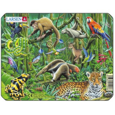 Puzzles, Animaux de la jungle