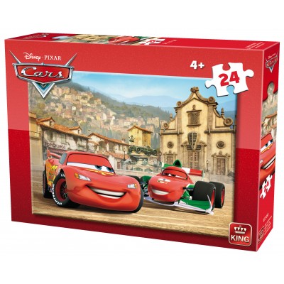 Puzzle Cars king-Puzzle-05245-B 24 pièces Puzzles - Cars - Puzzle