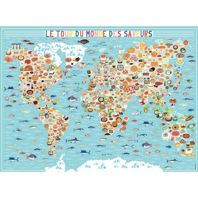 Puzzle 100 Pieces - Carte De France - Nathan - Puzzle Enfant +