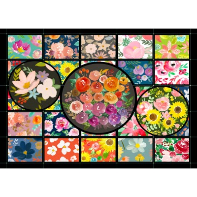 Puzzle Le language des Fleurs Eurographics-6000-0579 1000 pièces Puzzles -  Forêts, Fleurs et Jardins