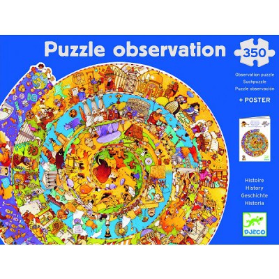 4 puzzles : Dans la jungle Djeco-07135 18 pièces Puzzles - Djeco - Puzzle .fr/Planet'Puzzles
