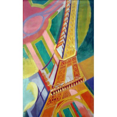 Puzzle enfant en bois : Robert Delaunay : Tour Eiffel
