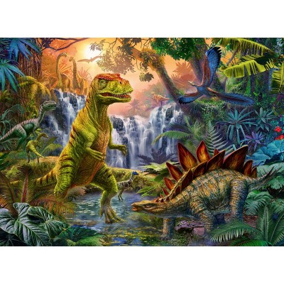 Puzzle 200 pièces XXL - Le royaume des dinosaures