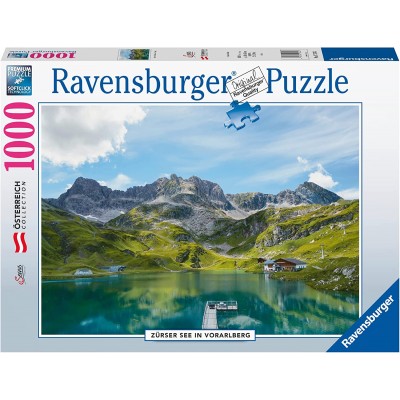 Puzzle Zurser See dans le Vorarlberg Ravensburger-17174 1000 pièces Puzzles  - Montagnes - /Planet'Puzzles