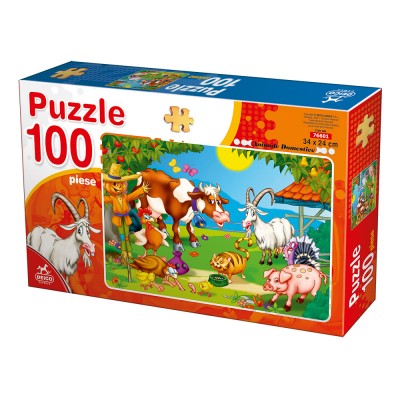 Puzzle Animaux de la Ferme Deico Games 76601 100 pièces Puzzles