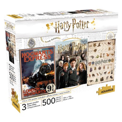 3 Puzzles - Harry Potter Aquarius-Puzzle-62001 500 pièces Puzzles