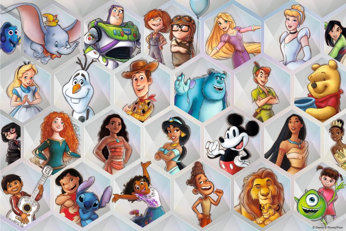 Puzzle Pièces XXL Magie de Disney Trefl 23022 300 pièces Puzzles