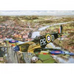   Puzzle en Bois - Bill Mundy : Spitfire over Henley