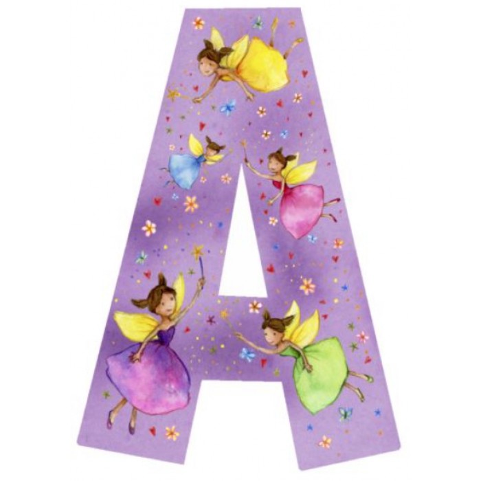   Puzzle en Bois - Lettre Fairy - A