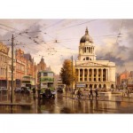   Puzzle en Bois - Philip D. Hawkin : Old Market Square - Nottingham