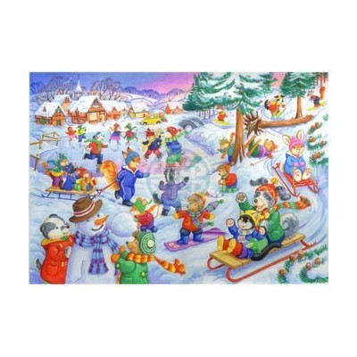 Puzzle The-House-of-Puzzles-1813 Pièces XXL - Fun In The Snow