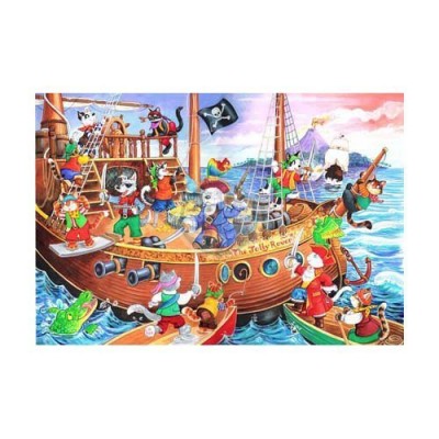 Puzzle The-House-of-Puzzles-1851 Pièces XXL - Pirates Ahoy