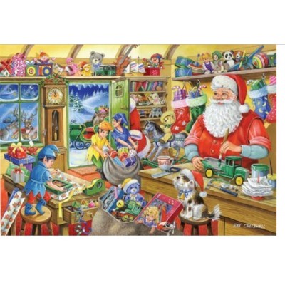 Puzzle The-House-of-Puzzles-1950 Christmas Collectors Edition No.5 - Santa's Workshop
