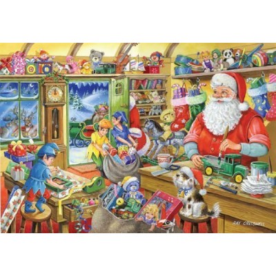 Puzzle The-House-of-Puzzles-2162 Christmas Collectors Edition No.5 - Santa's Workshop