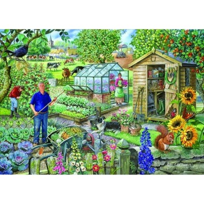 Puzzle The-House-of-Puzzles-2179 Pièces XXL - At The Allotment