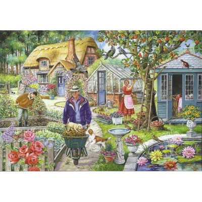 Puzzle The-House-of-Puzzles-2391 Trouvez les 15 Différences No.1 - In The Garden