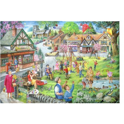 Puzzle The-House-of-Puzzles-2599 Spring Green