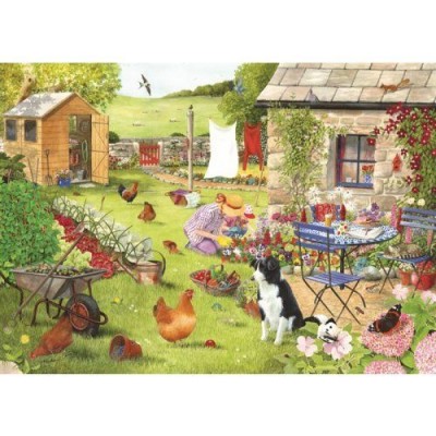 Puzzle The-House-of-Puzzles-2759 Pièces XXL - Grandma's Garden