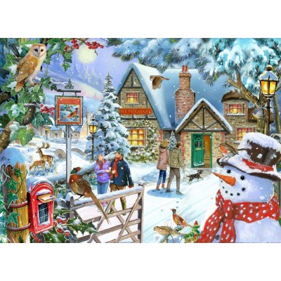 Puzzle The-House-of-Puzzles-5040 Snowman's View