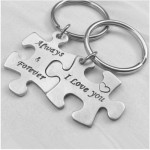 Puzzle   2 Porte-clés - Always & Forever / I Love You