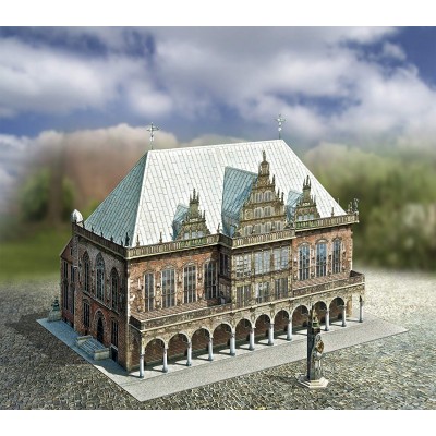 Puzzle Schreiber-Bogen-720 Maquette en Carton : Ancien Hôtel de Ville de Brême