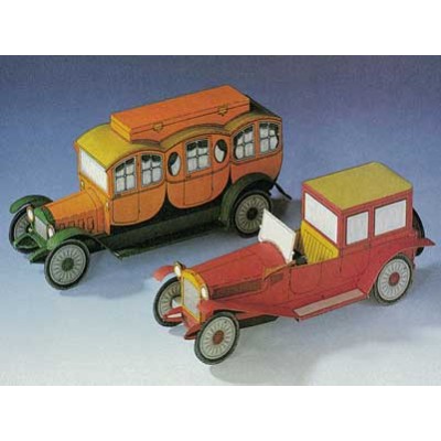 Puzzle Schreiber-Bogen-72236 Maquette en Carton : Lancia Lambda 1925
