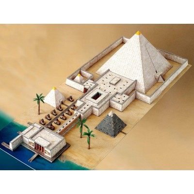 Puzzle Schreiber-Bogen-741 Maquette en Carton : Pyramide avec Temple de la Vallée