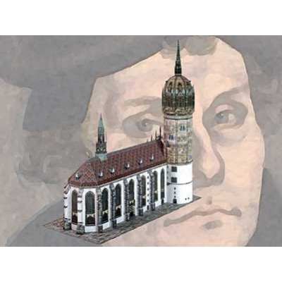 Puzzle Schreiber-Bogen-758 Maquette en Carton : Eglise du Château de Wittenberg