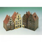   Maquette en Carton : 4 Maisons de Lüneburg II