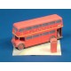Maquette en carton : Bus londonien