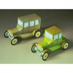   Maquette en Carton : Deux voitures anciennes Ford T