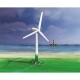 Maquette en Carton : Éolienne