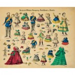   Maquette en Carton : Kit de poupées Friedrich Wilhelm