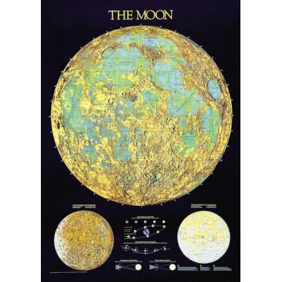 Puzzle Ricordi-2804-N-00012 Education : La Lune