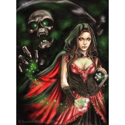Puzzle Ricordi-50340 Scarlet Gothica - Absinthe