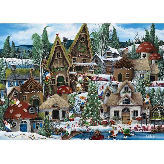 Puzzle  Alipson-Puzzle-50059 Gnome des Fêtes