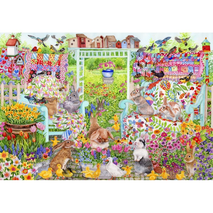 Puzzle  Alipson-Puzzle-50090 Quilt de Printemps