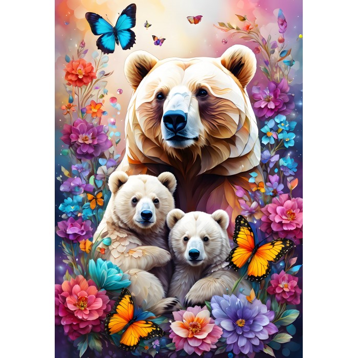 Puzzle  Alipson-Puzzle-50115 Ours - Collection Amour Maternel