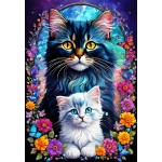 Puzzle  Alipson-Puzzle-50116 Chats - Collection Amour maternel