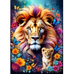 Puzzle  Alipson-Puzzle-50123 Lions - Maternal Love Collection