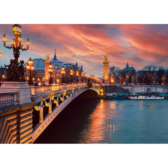 Puzzle  Alipson-Puzzle-F-50013 Pont Alexandre III, Paris