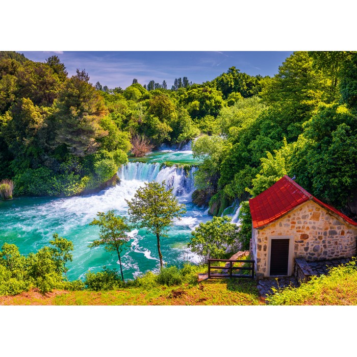 Puzzle  Alipson-Puzzle-F-50020 Cascades de Krka, Croatie