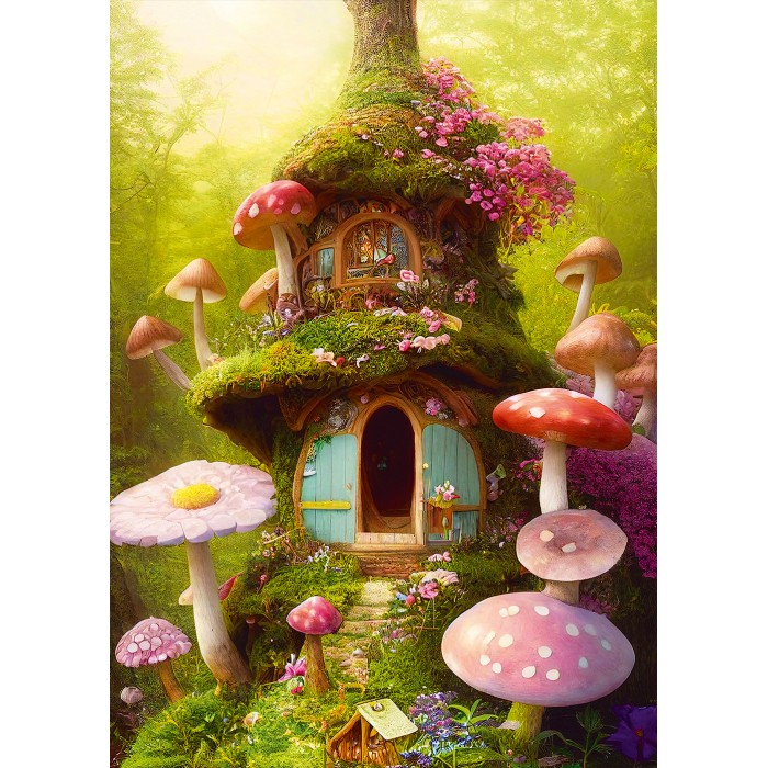 Puzzle  Alipson-Puzzle-F-50021 Maison Champignon