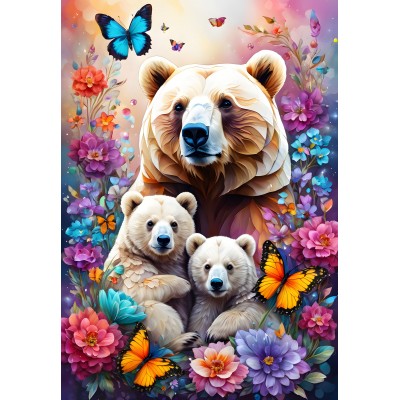 Puzzle Alipson-Puzzle-F-50115 Ours - Collection Amour Maternel