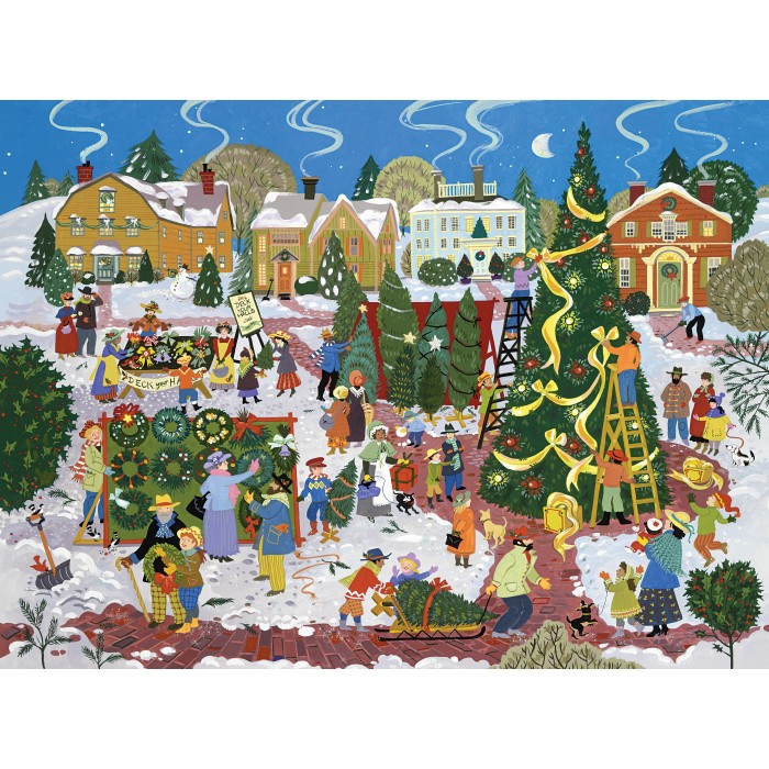 Puzzle  Alipson-Puzzle-F-50118 Fête de l'Arbre de Noël