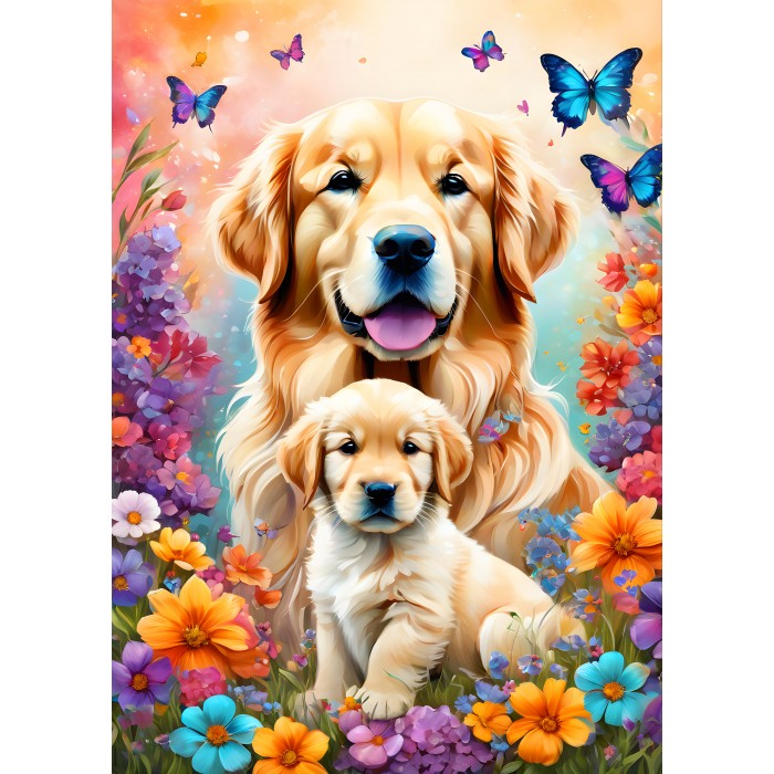 Puzzle  Alipson-Puzzle-F-50125 Dogs - Maternal Love Collection