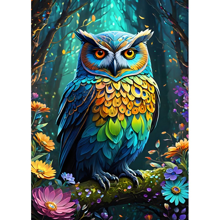 Puzzle  Alipson-Puzzle-F-50140 Blue Owl