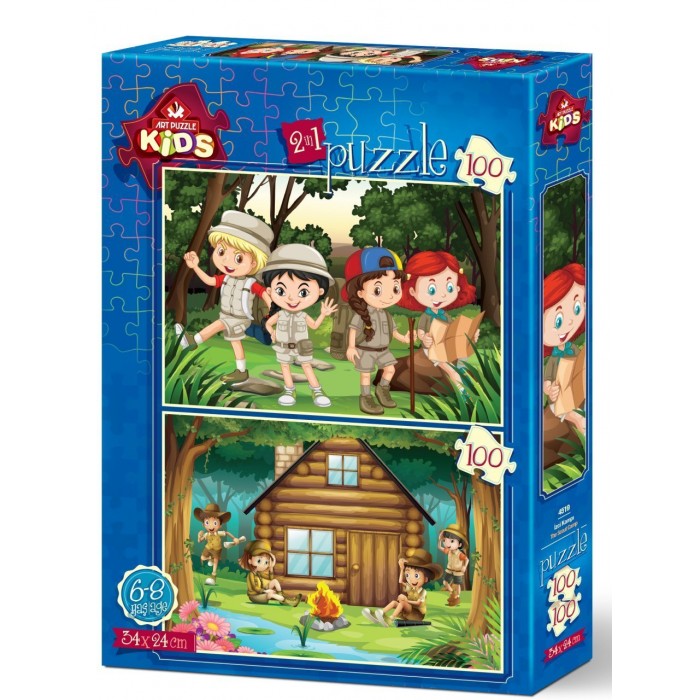   2 Puzzles - Le Camp de Scout