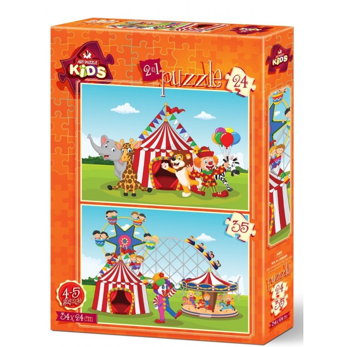   2 Puzzles - The Circus and The Fun Fair